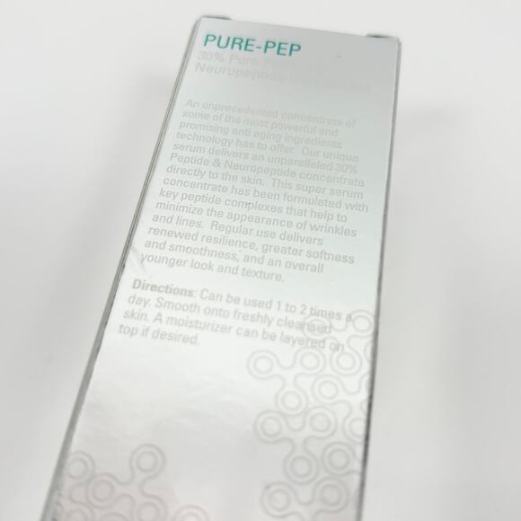 Serious Skincare Pure Pep Concentrate 30% Pure Peptide & Neuropeptide 1 fl oz - Picture 9 of 11